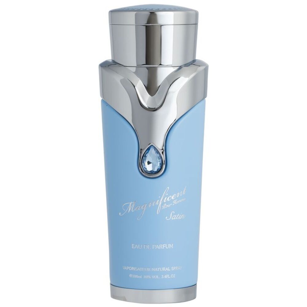 Armaf Magnificent Satin Eau de Parfum EDP Spray for Men 3.4 oz / 100 ml - New